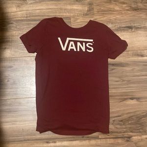 Vans Red tee shirt
